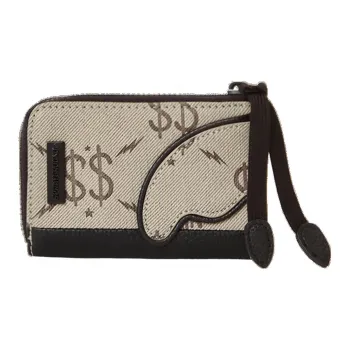 SPRAYGROUND PVC Purse, Card Holder, Wallet Regular Unisex Gray