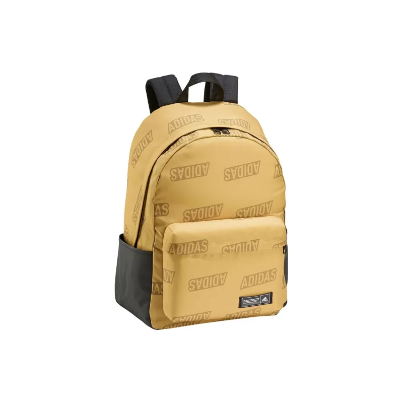 Adidas Recycled Polyester Canvas Backpack Regular Unisex Yellow-1