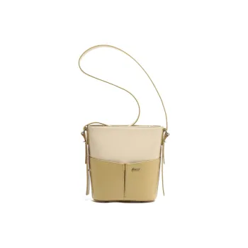 MICOCAH PU Crossbody Bag Shoulder Bag Regular Women's Mango Milkshake/Black Sugar Milkshake