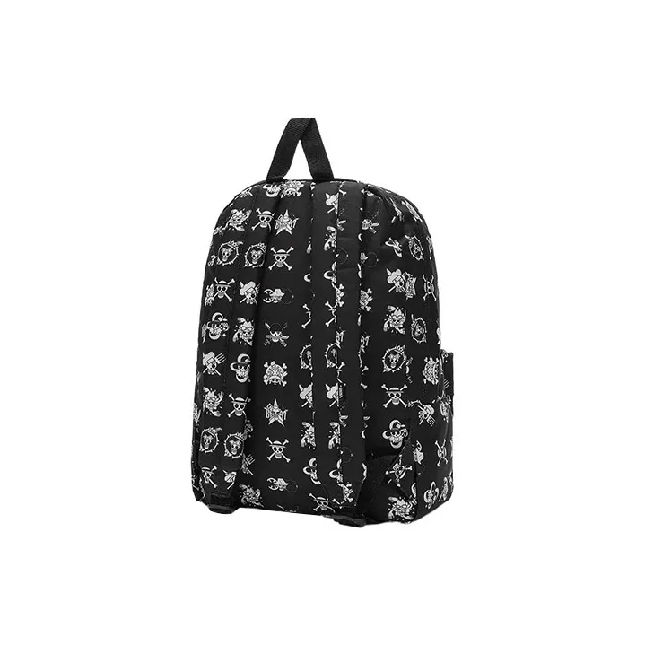 Vans One Piece Collaboration Polyester Backpack Regular Unisex Black-2