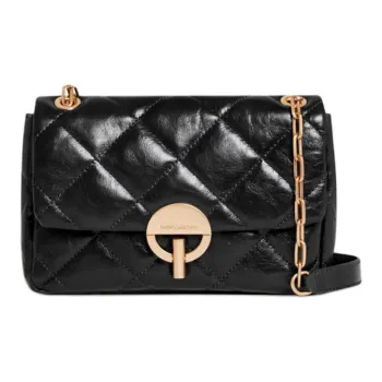 Vanessa Bruno Cow Leather Crossbody Bag, Shoulder Bag Women's Black