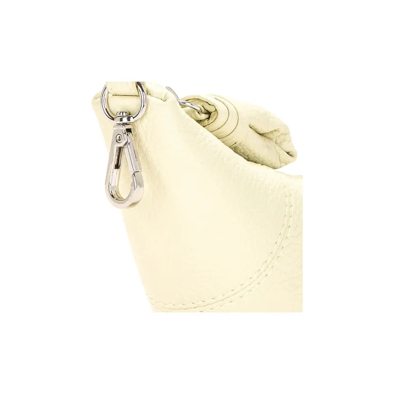 Lemaire Grain Leather Croissant Bag Croissant Bag Croissant Bag Wallet Regular Women's Gray Yellow-5