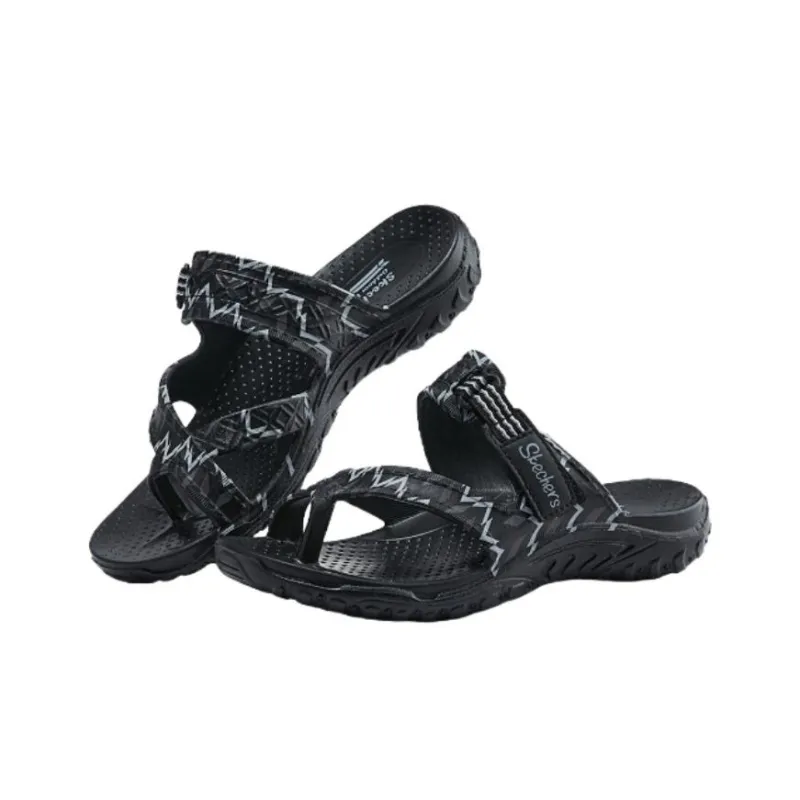 Skechers Slip Resistant Abrasion Resistant Slide Slippers Women's Black-3