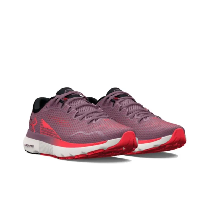 Under Armour HOVR Infinite 5 Cushioning, Wear Resistant Low Top Running Shoes Women's Fuchsia-2