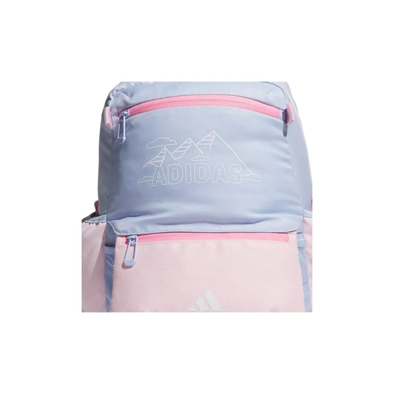 Adidas Recycled Material Backpack Regular Unisex Light Pink Blue-4
