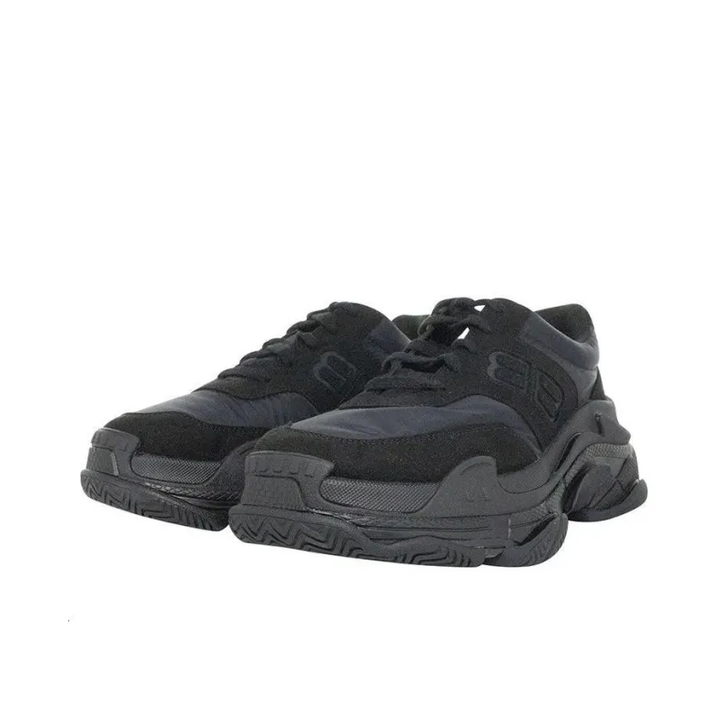 Balenciaga Triple S Nylon Black-1