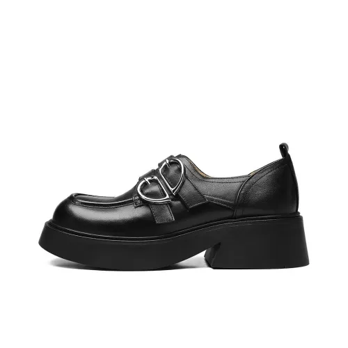 BOSSSUNWEN Loafers Women's Black