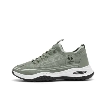 POLOAMEXRDYS Mid-Top Running Shoes Men's Black Gray