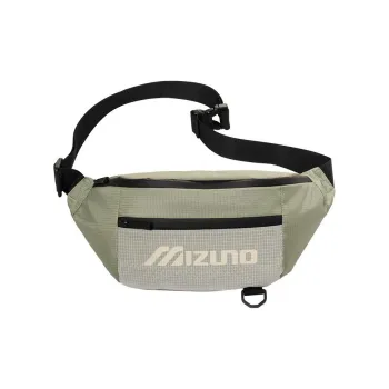 Mizuno HERITAGE Series Nylon Sling Bag, Fanny Pack Regular Unisex Light Khaki