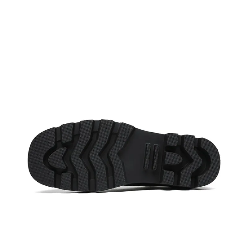 YEDANI Dress Shoes Men Low Top Black-5