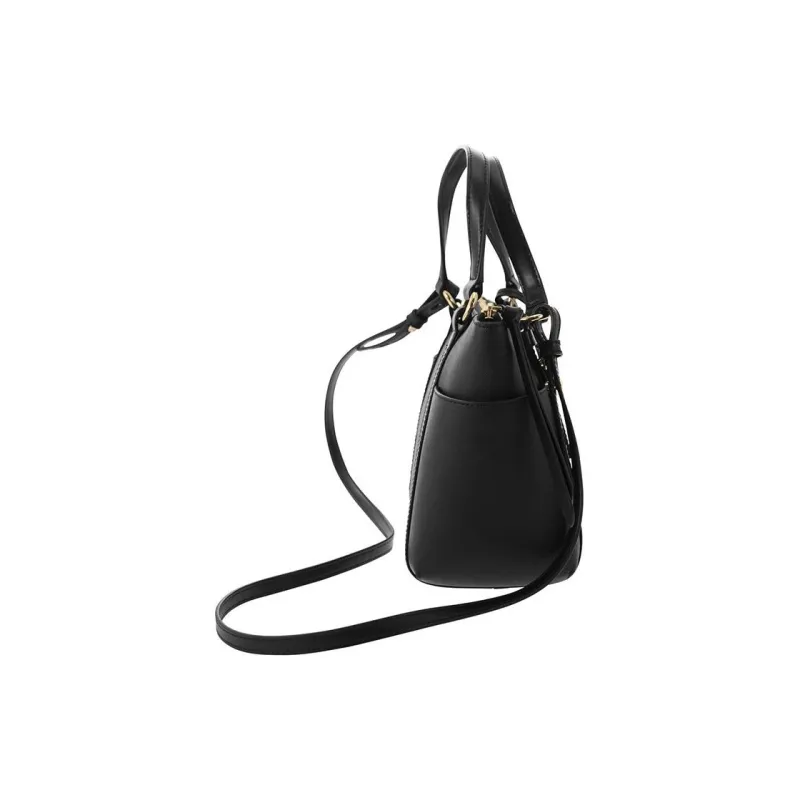 MICHAEL KORS MK Sullivan Leather Shoulder Bags Handbags Small Size Women's Black-3
