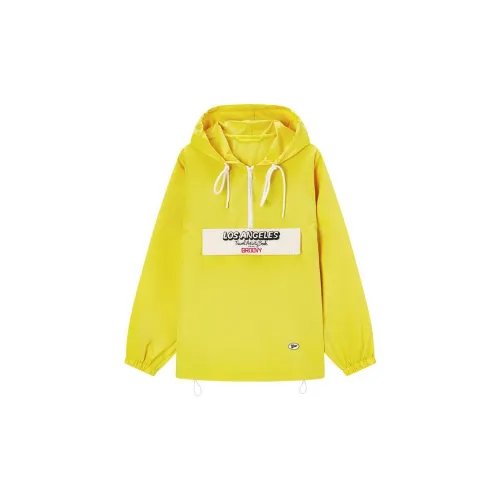 URLAZH Trench Coats Women's Lemon