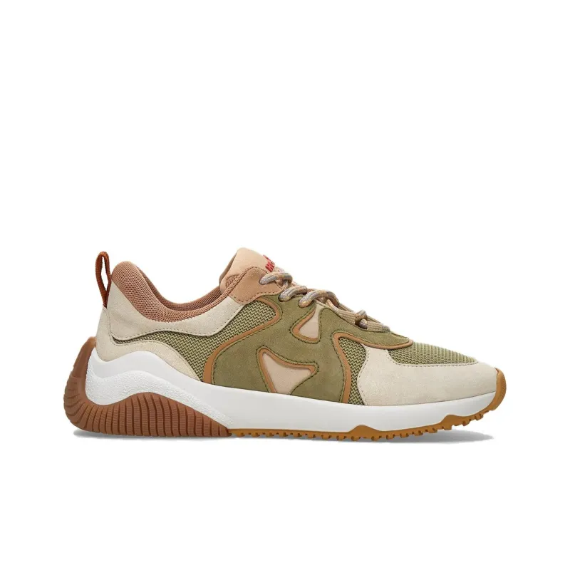HOGAN H597 Shock Absorbers With Slip Resistant And Abrasion Resistant Properties Low Top Casual Shoes Women's Green-1