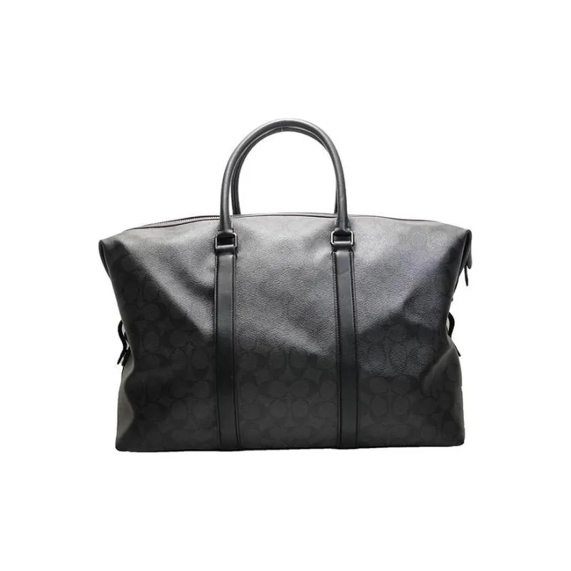COACH Trekker Coated Canvas With Smooth Leather Handbag, Crossbody Bag, Travel Bag Men's-4