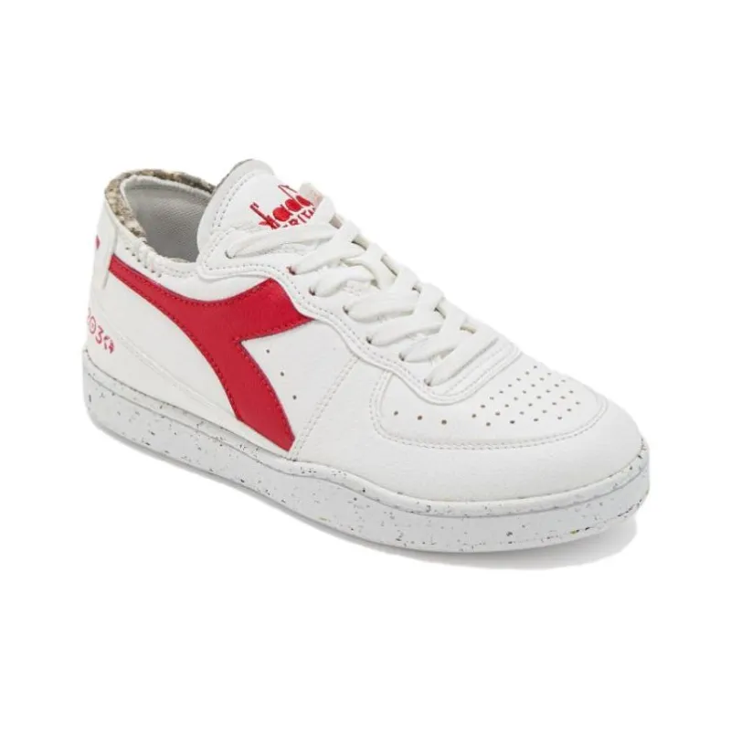 diadora Game L Waxed Row Cut 'White Red Pepper'-3