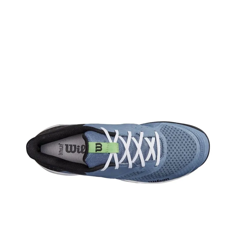 Wilson Kaos Stroke 2.0 Slip Resistant Low Top Tennis Shoes Men's Gray Blue-2