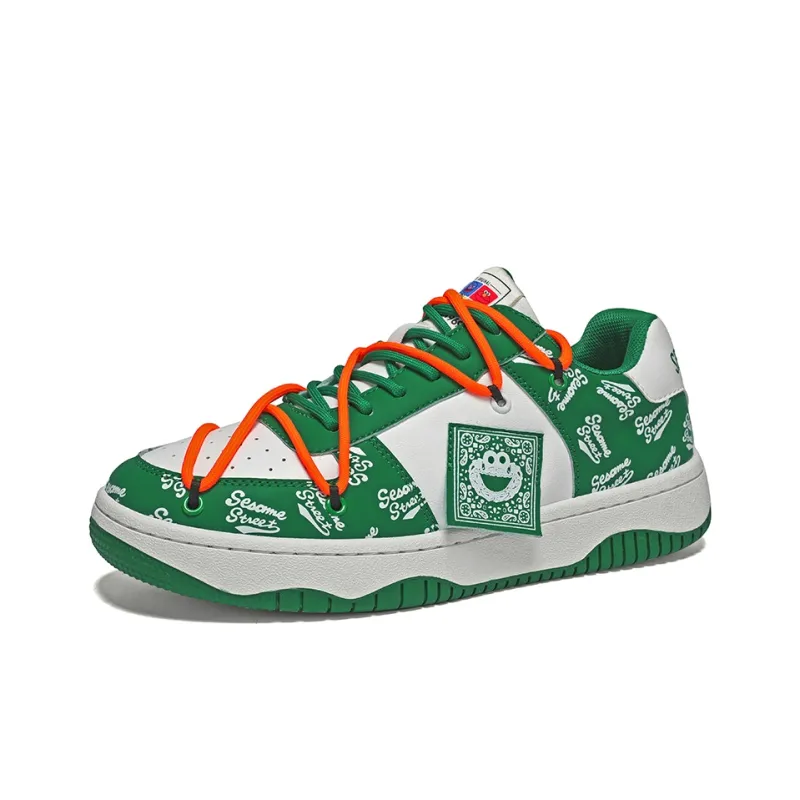 SESAME STREET Slip Resistant, Abrasion Resistant, Breathable Low Top Skateboard Shoes Unisex-2