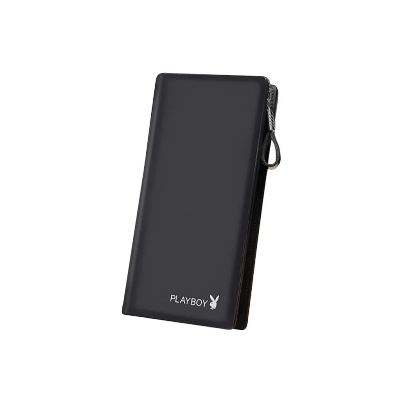 Playboy Cow Leather Wallet Regular Men's Black-2