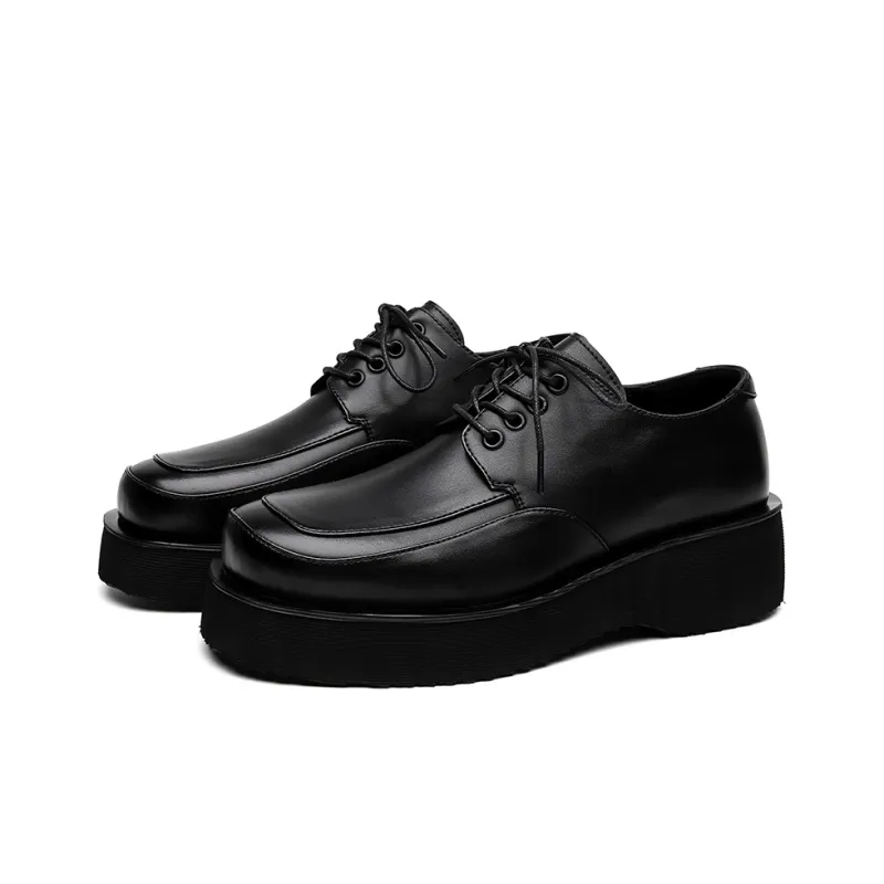 Chi Wolf Derby Shoes Casual Shoes Men's Black-1