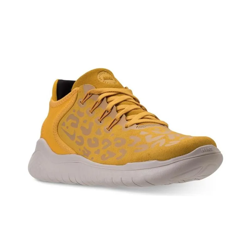Nike Free Rn 2018 Cheetah Yellow Women's-2