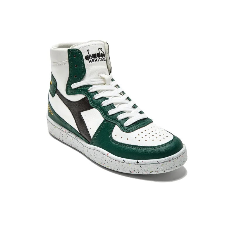 diadora Mi Basket '2030 - White Green'-2
