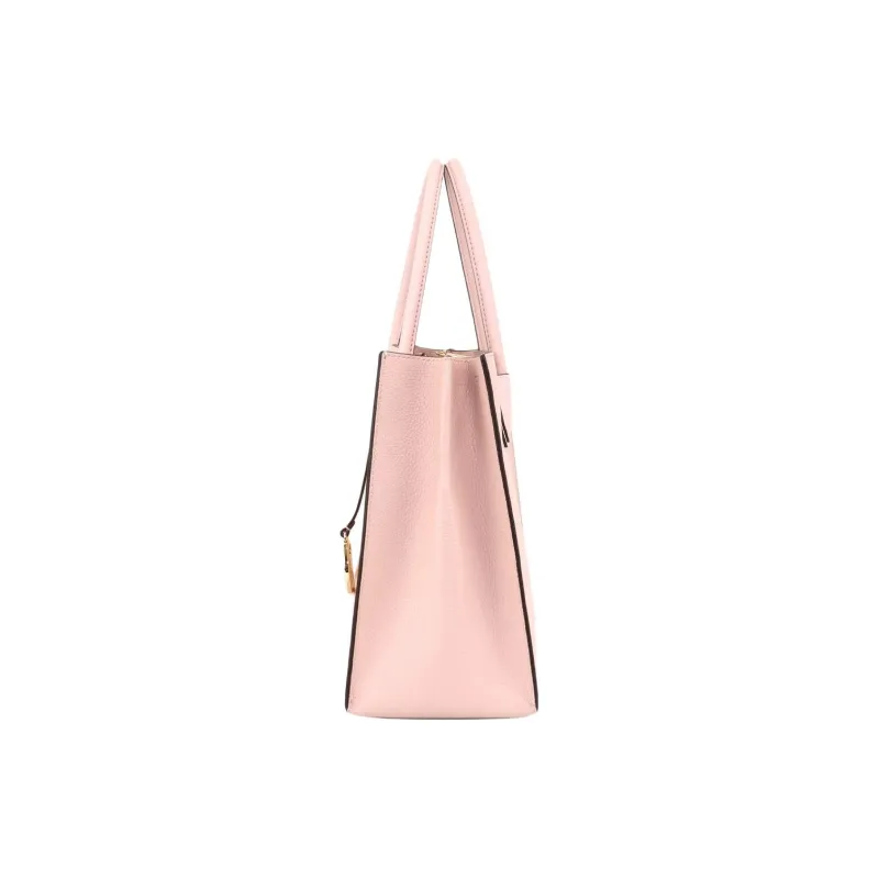 MICHAEL KORS Split Cow Leather Shoulder Bag, Handbag Tubas Women's Nude Pink-2