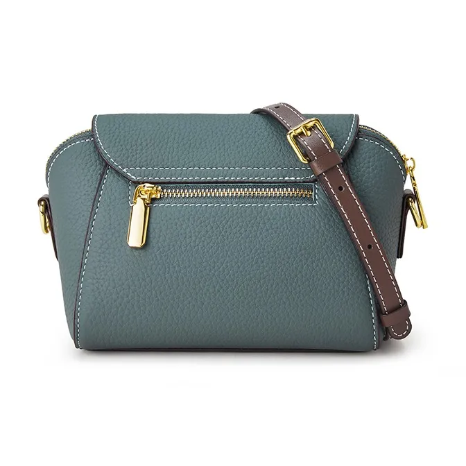 BOSTANTEN Cow Leather Crossbody Bag, Shoulder Bag Regular Women's Black/Sea Blue/Khaki-9
