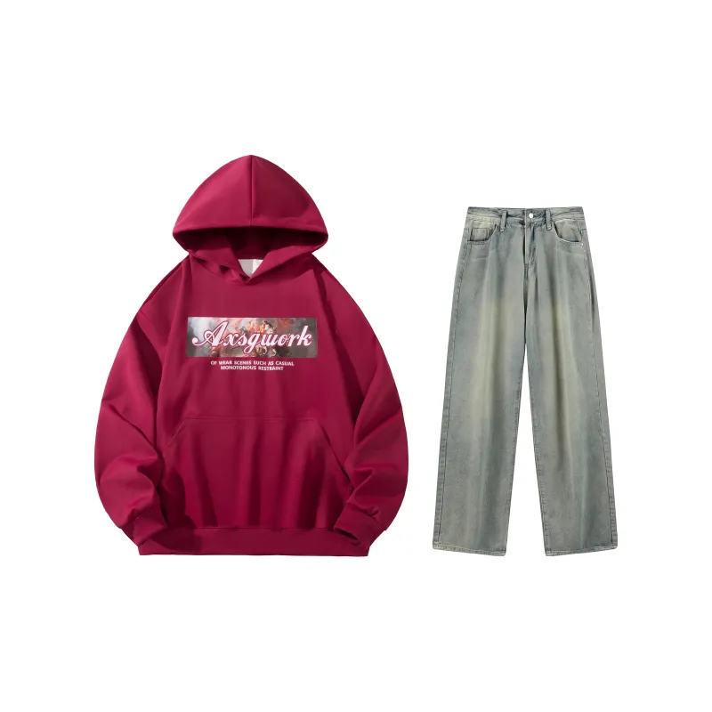 A.X.S.K Sweatshirt Sets Men-35