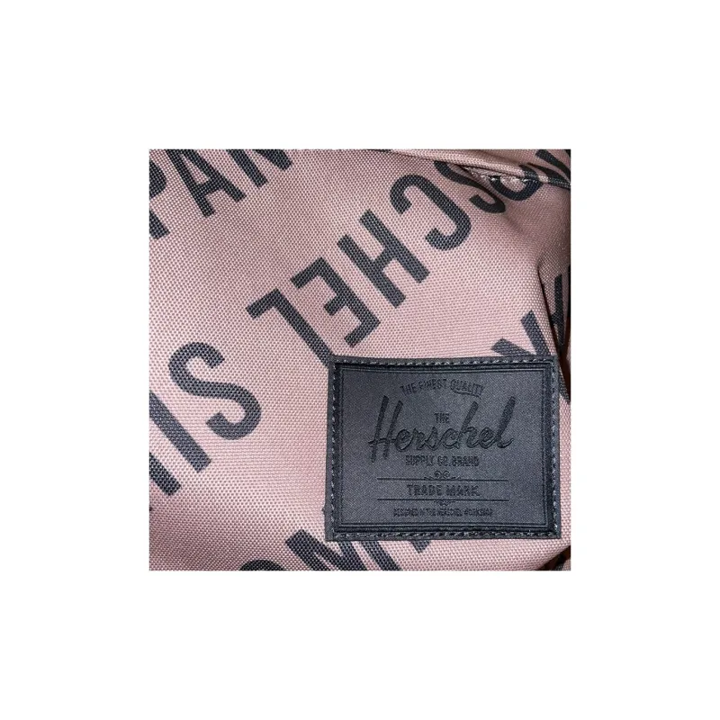 Herschel Polyester Backpack Large Size Unisex All Over Logo Pink-4