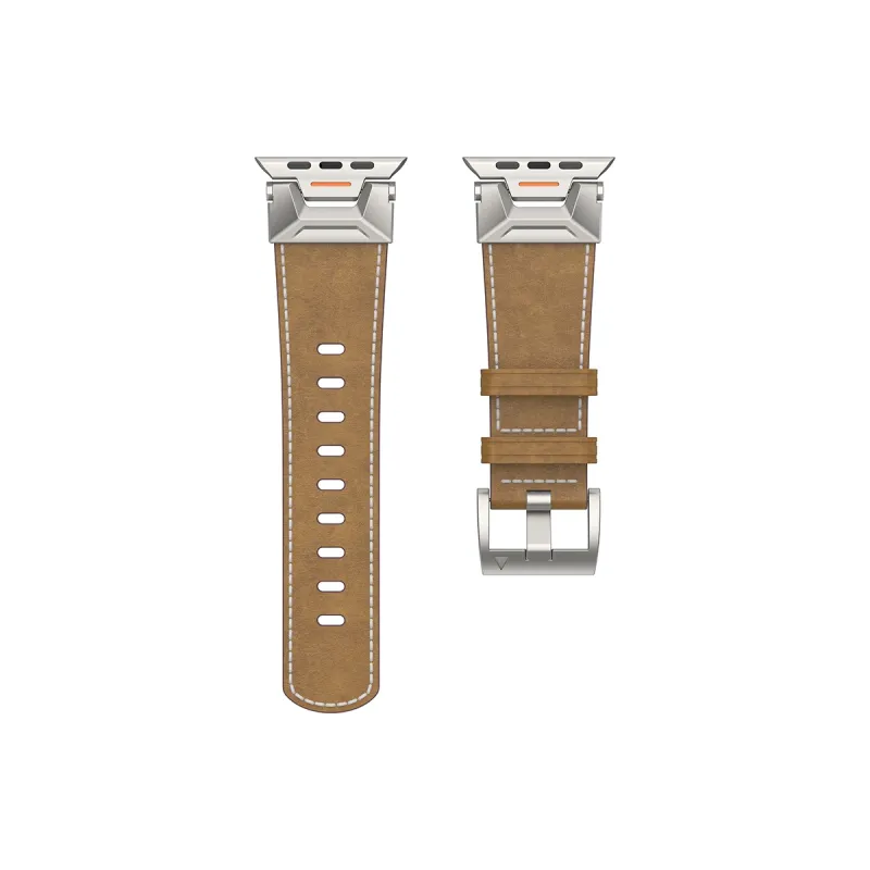 Yu Qing Apple Compatibility Watch Band Genuine Leather Material-4