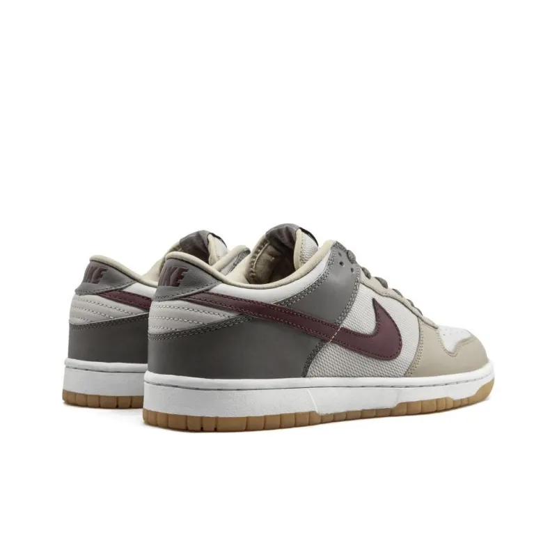 Nike Dunk Low Light Bone Rough Red-3