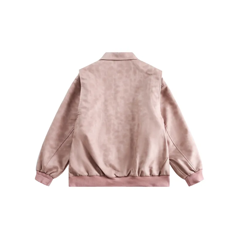 FlyboyCsc Leather Jacket Unisex Pink-1