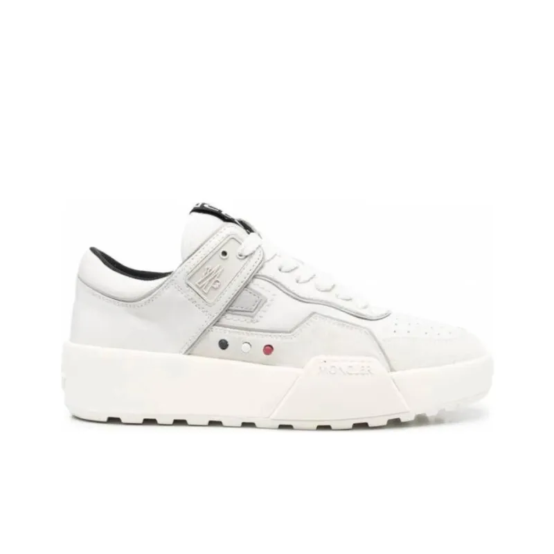 Moncler Logo-patch Low-top Leather Sneakers-1