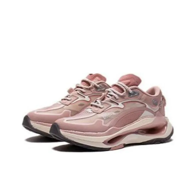 LiNing Infinity Cushioning Anti-Slip And Wear-Resistant Rebound Low-Top Sports Casual Shoes Women's Pink-2