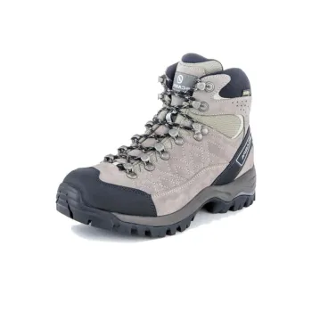 SCARPA Kailash Gt Cushioning Anti-Slip Wear-Resistant Water-Resistant Coverage High-Top Hiking Shoes Women's Gray Pink