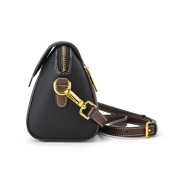 BOSTANTEN Cow Leather Crossbody Bag, Shoulder Bag Regular Women's Black/Sea Blue/Khaki-4