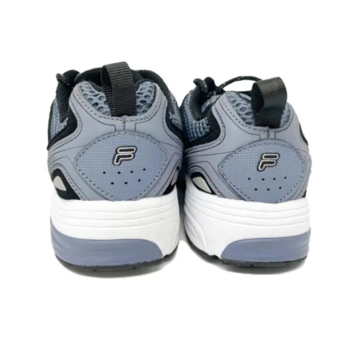 FILA Cushioned Slip Resistant Low Top Casual Shoes Women's Gray-3