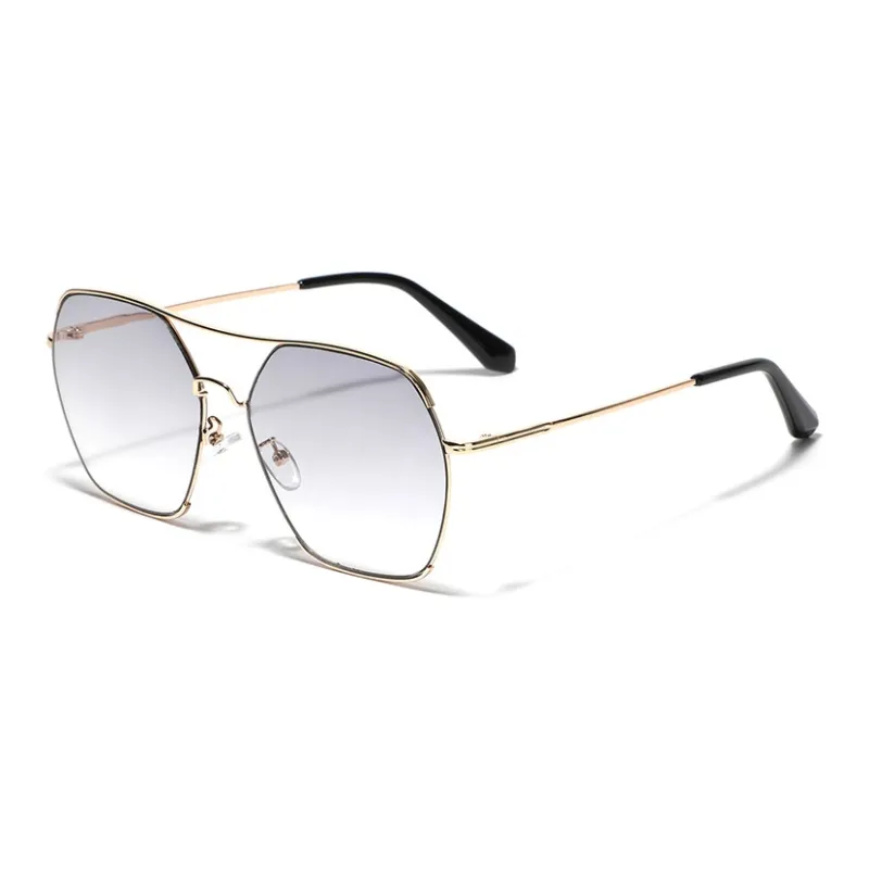 BGUUY Metal Irregular Shape Sunglasses Unisex-0