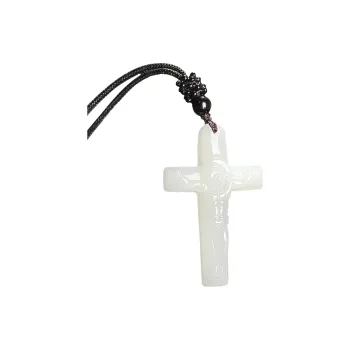 Ingenuity Pendants Pale Greenish White Jade Unisex