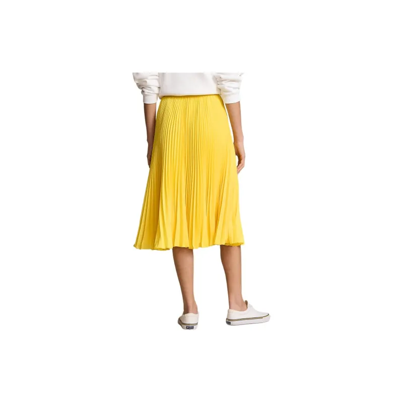 Polo Ralph Lauren SS24 Casual Long Skirt Women's Green Purple Yellow-1