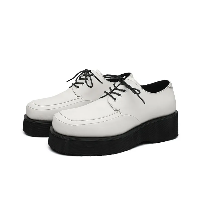 Chi Wolf Derby Shoes Casual Shoes Men's Black-6