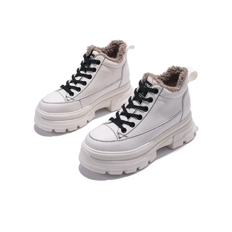 Junjali Warm Height Increasing Wear-Resistant High-Top Casual Shoes Women's-4