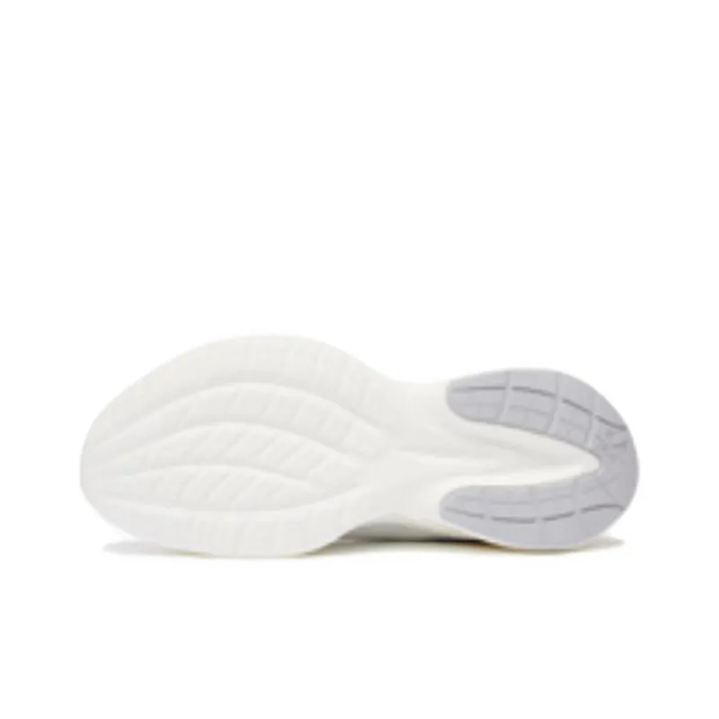 QIAODAN Cushioning Wear-Resistant Low-Top Running Shoes Men's White Green Yellow-4