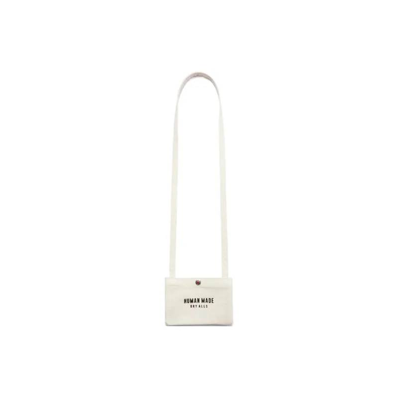 HUMAN MADE Cotton Shoulder Bag Mini Unisex White-4
