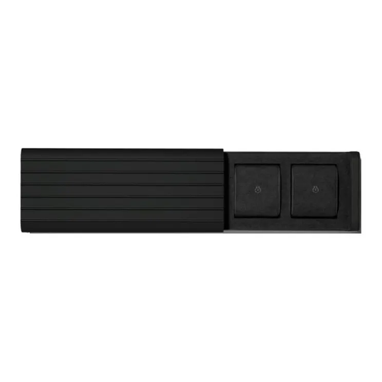RIMOWA Anodized Aluminum Oxide Watch Display Case Hard Case Unisex Black-2