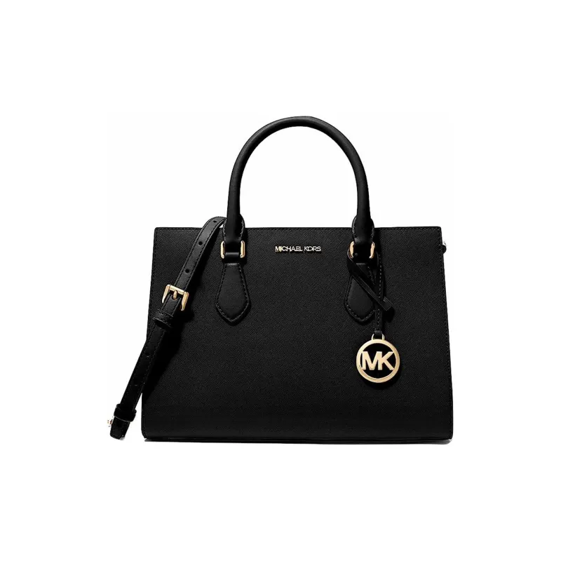 Michael Kors MK Sheila Medium Faux Saffiano Leather Satchel-2
