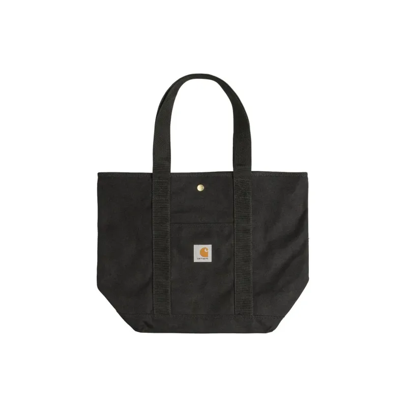 Carhartt WIP Cotton Tote Bag Shopping Bag Handbag Regular Unisex Black-3