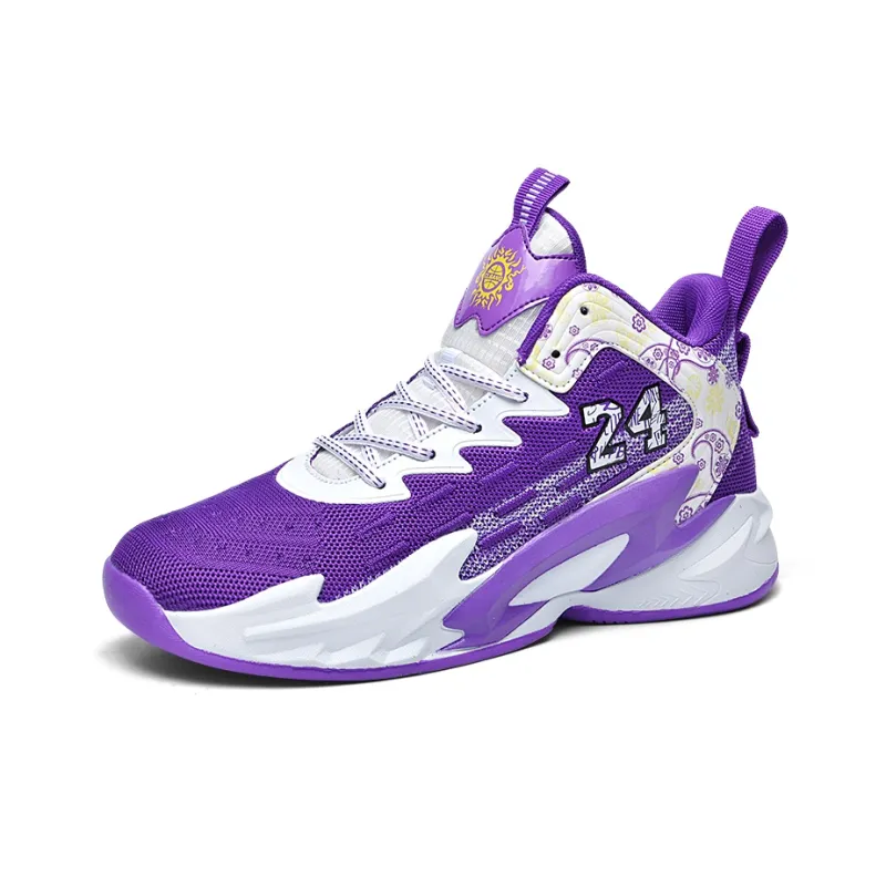 GQWE Breathable Lightweight High-Top Basketball Shoes Unisex-5