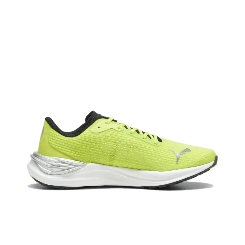 PUMA Electrify Nitro 3 Slip Resistant Low Top Running Shoes Men's Green Black-1