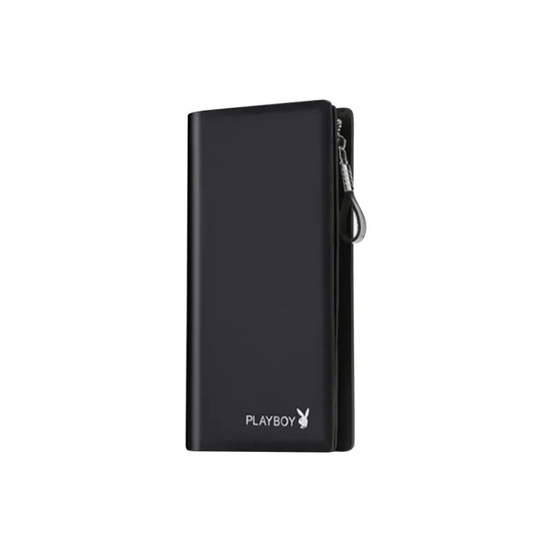 Playboy Cow Leather Wallet Regular Men's Black-1